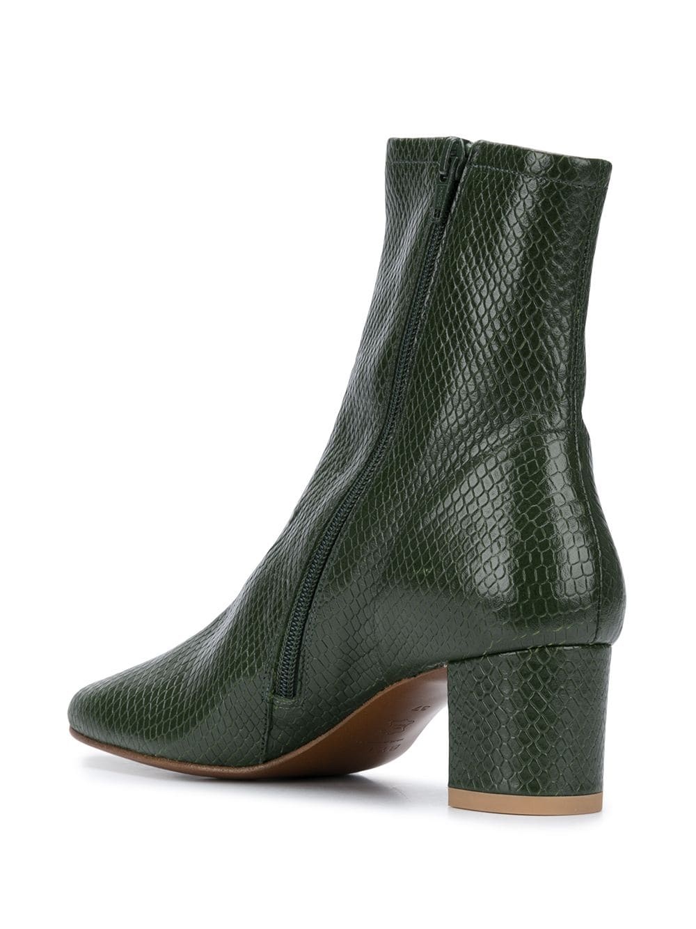 Sofia snakeskin-effect ankle boots - 3