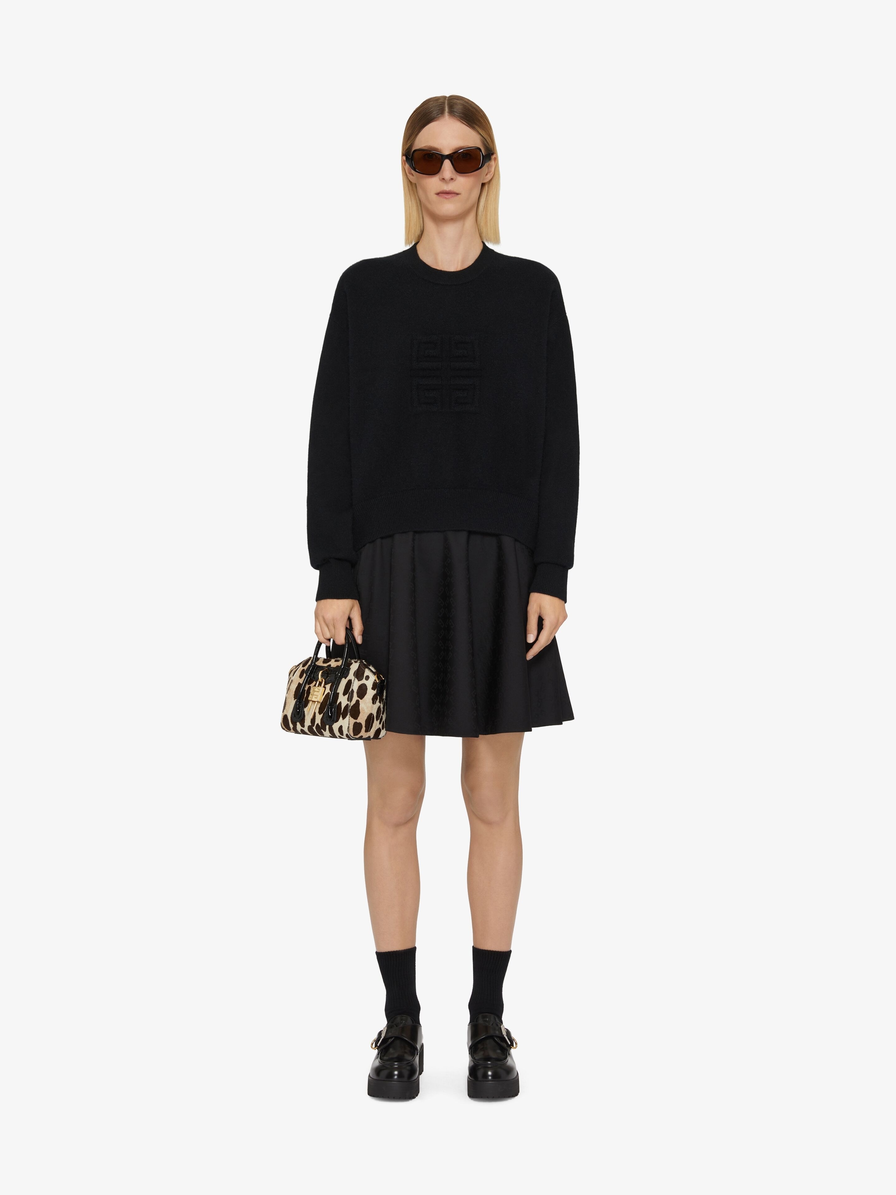 4G SWEATER IN WOOL WITH BUTTONED BACK - 2