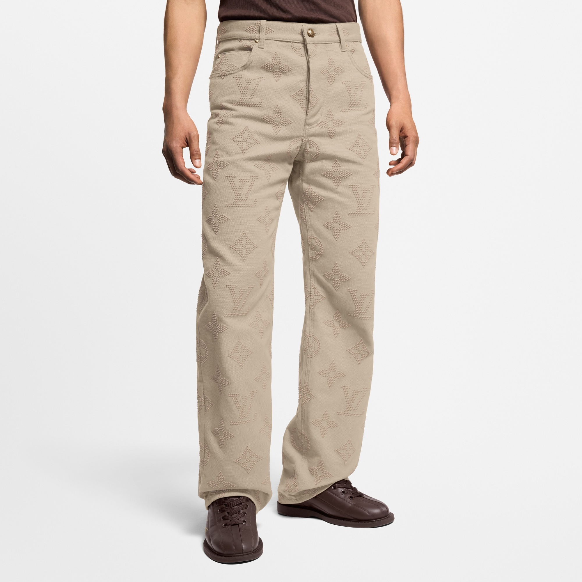 Monogram Embroidered Skate Pants - 2