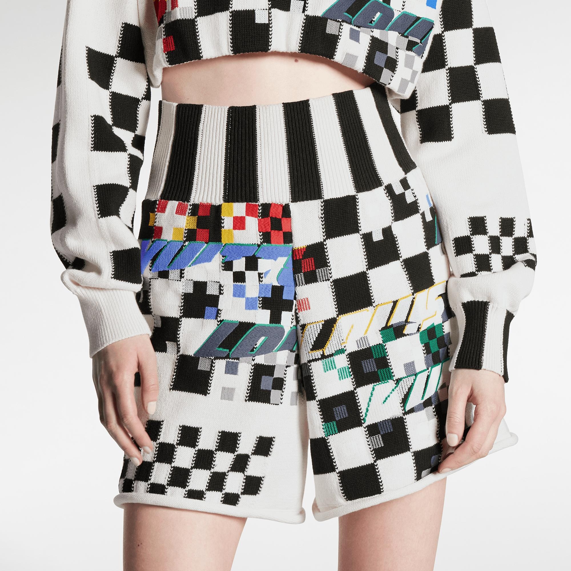Racecar Knit Bermuda Shorts - 3