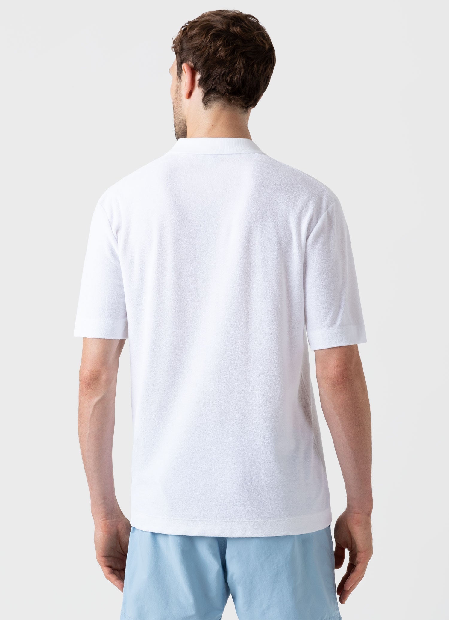 Towelling Polo Shirt - 4