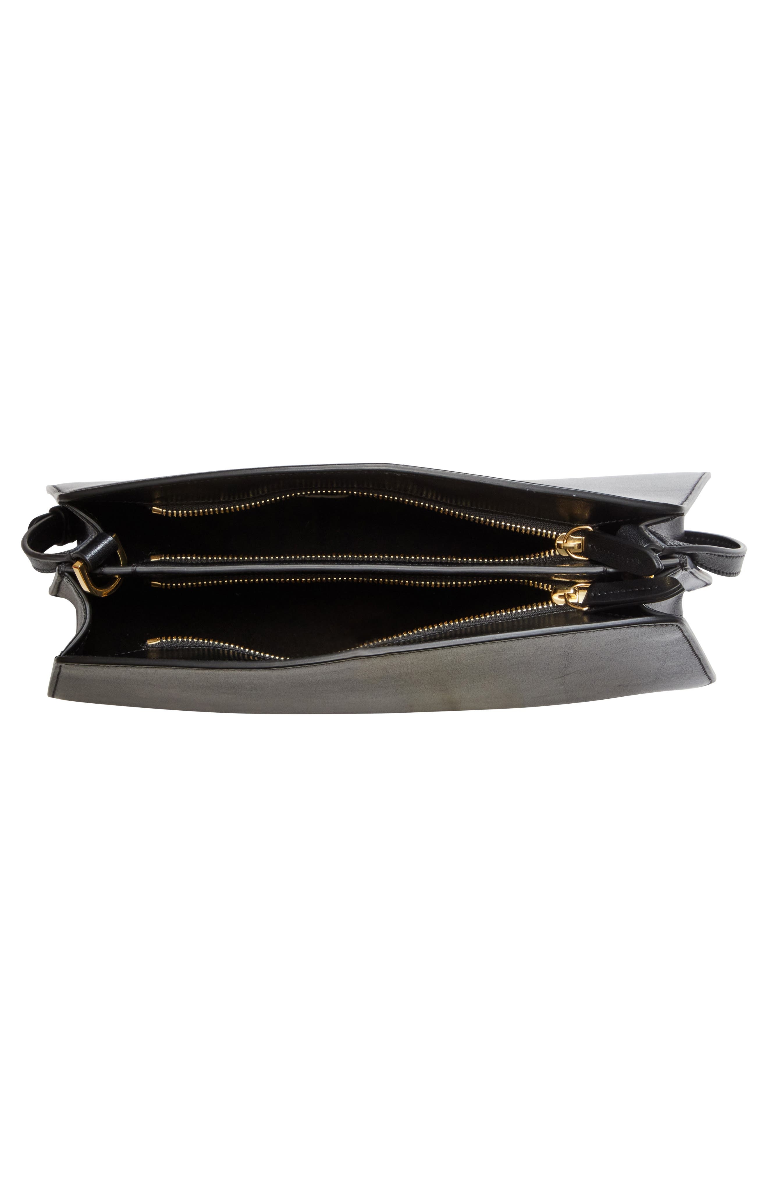 SAVETTE The Florence Leather Shoulder Bag in Black at Nordstrom - 5