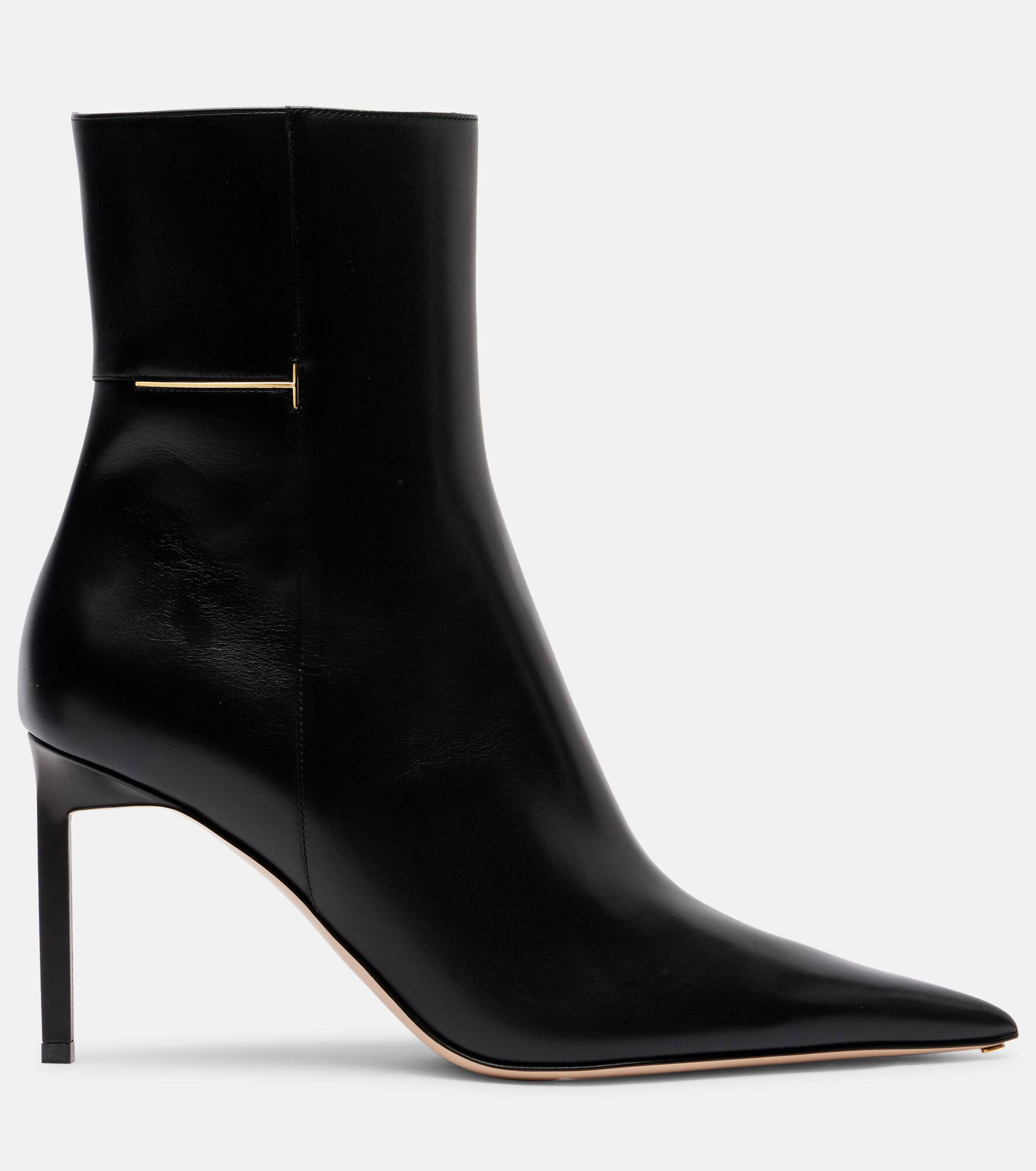 Julianne 85 leather ankle boots - 4