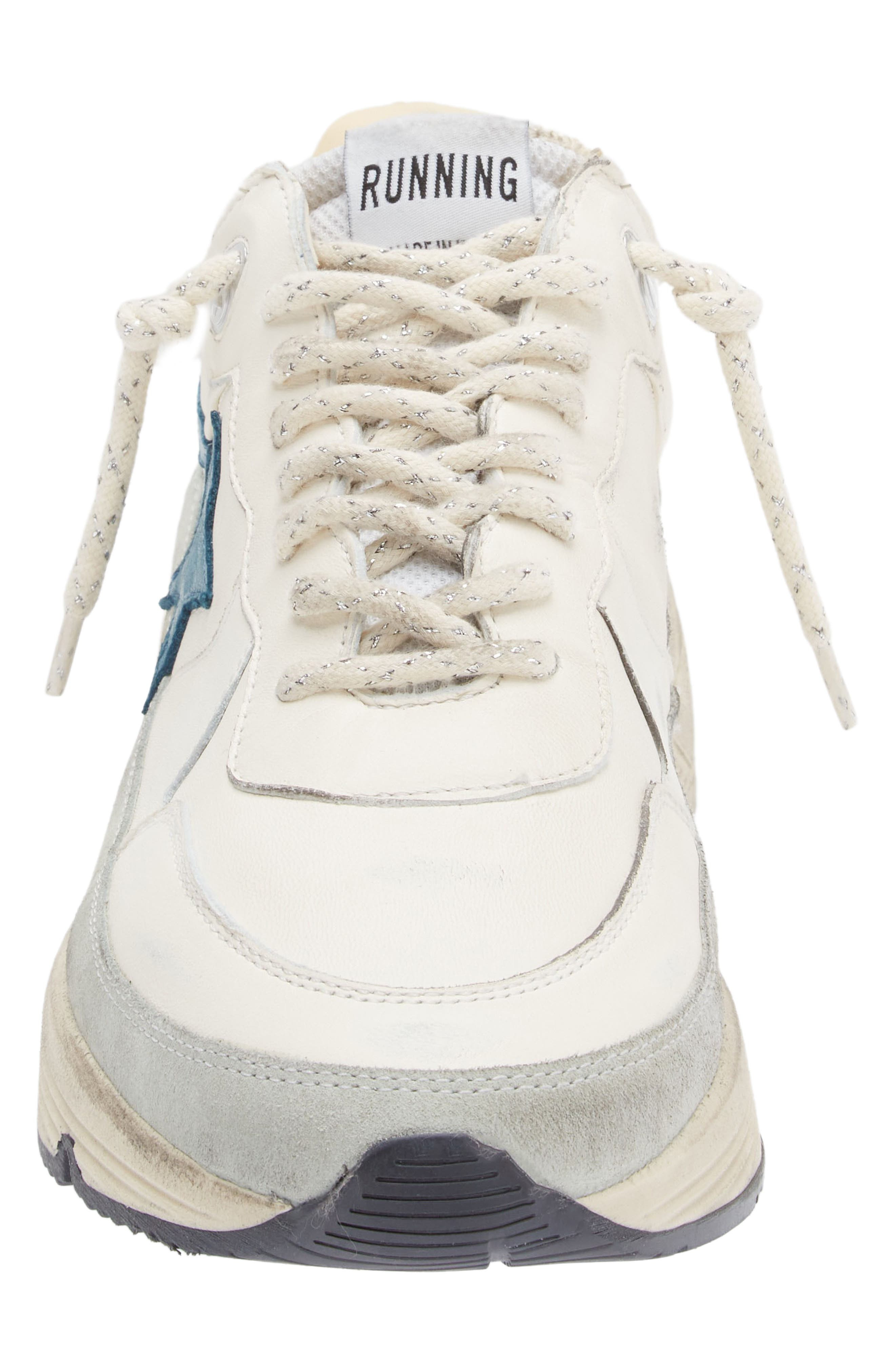 Golden Goose Running Sole Sneaker in White/Petroleum/Ice at Nordstrom - 4