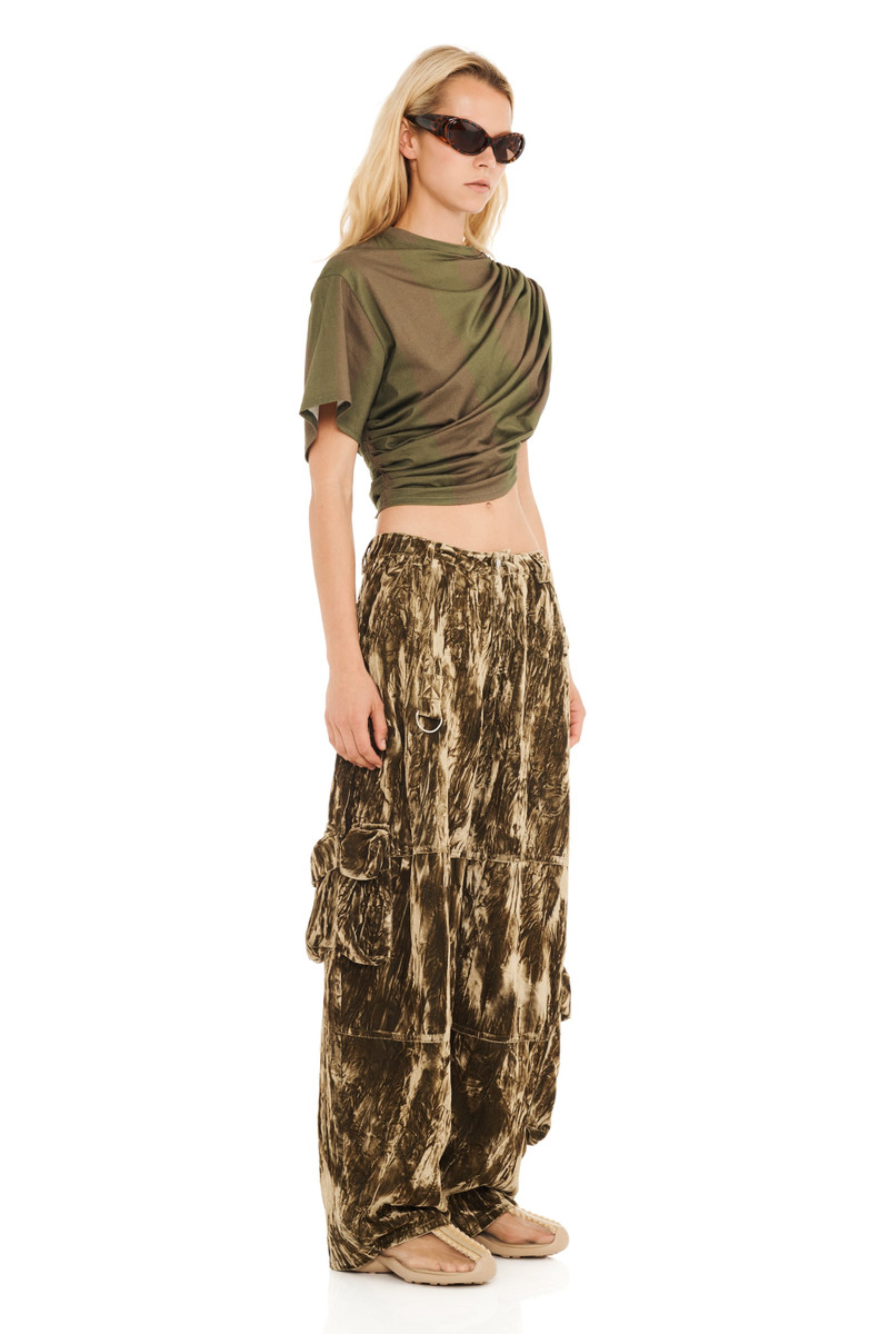 Collina Strada LAWN CARGO PANT MOSS VELVET outlook