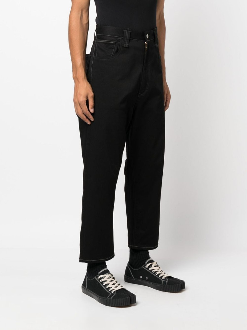 × Levi's mid-rise cropped trousers 3