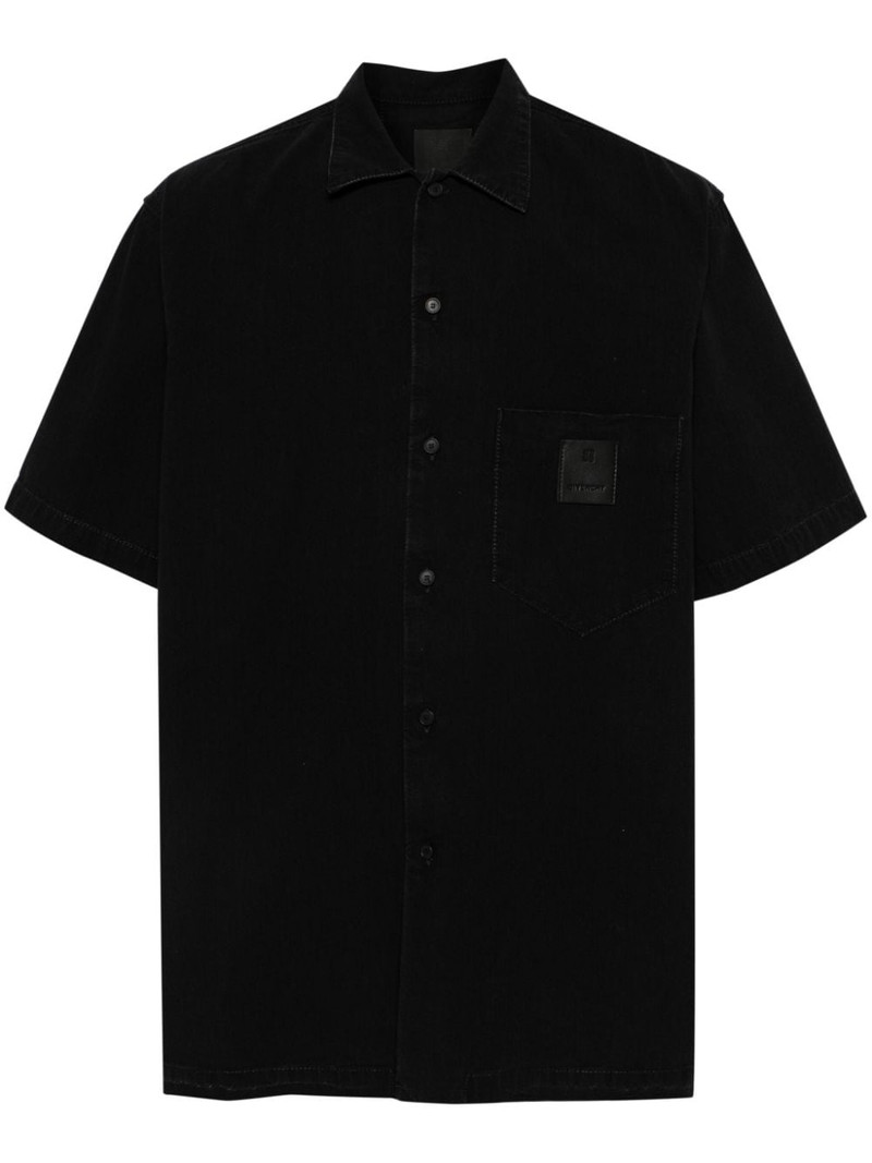 logo-patch shirt 1