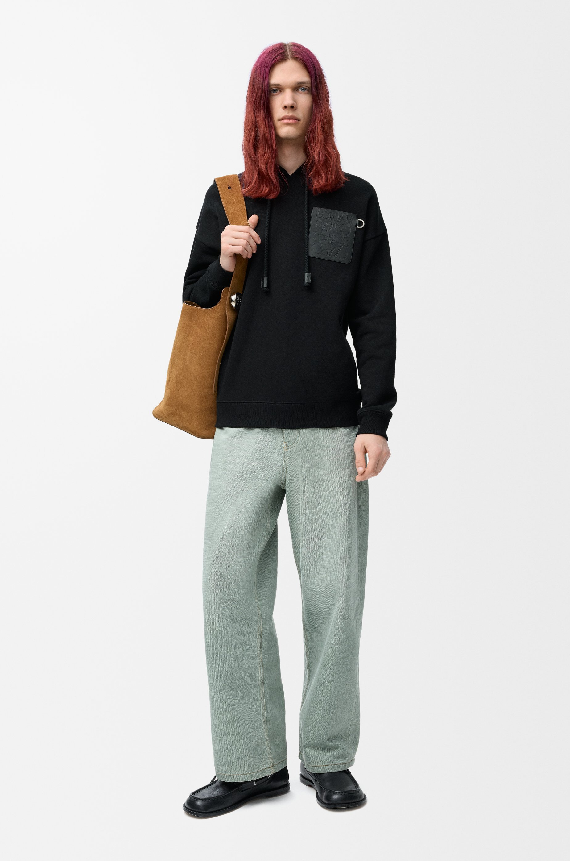Relaxed fit hoodie in cotton - 2