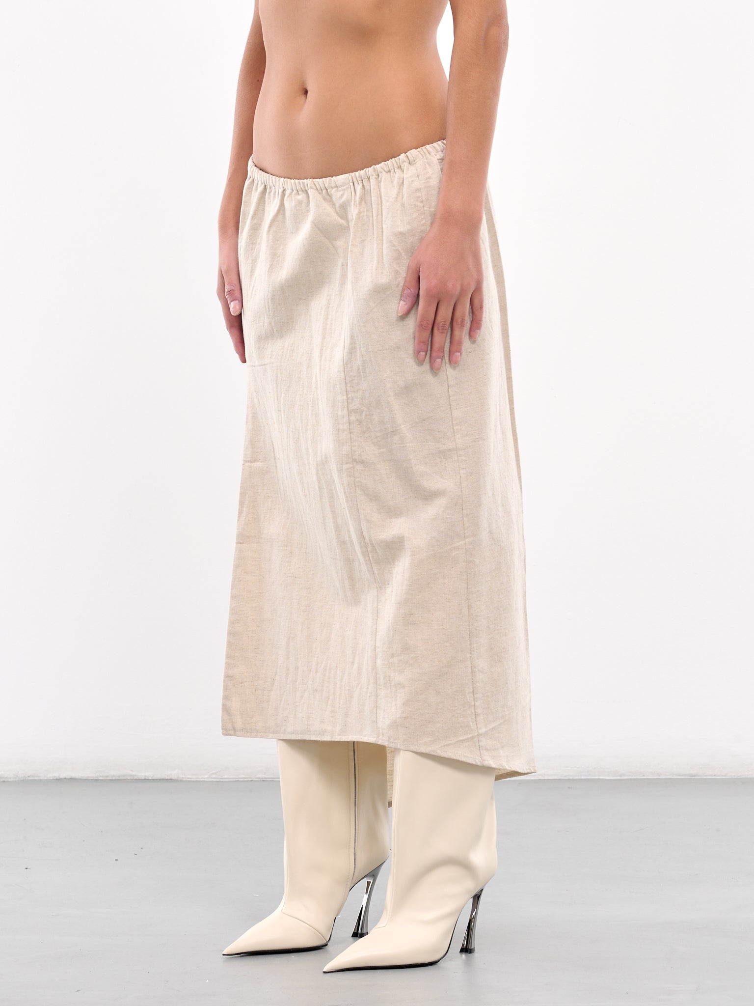 Oval Slit Skirt - 2