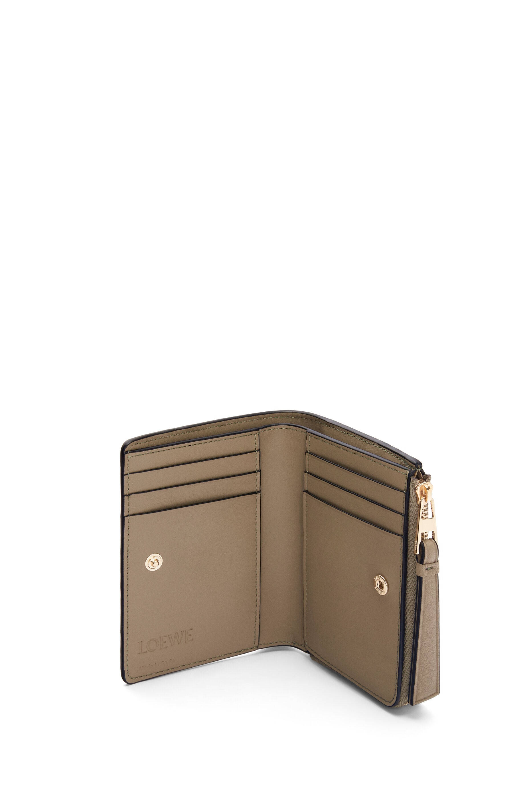 Puzzle slim bifold wallet in classic calf - 2