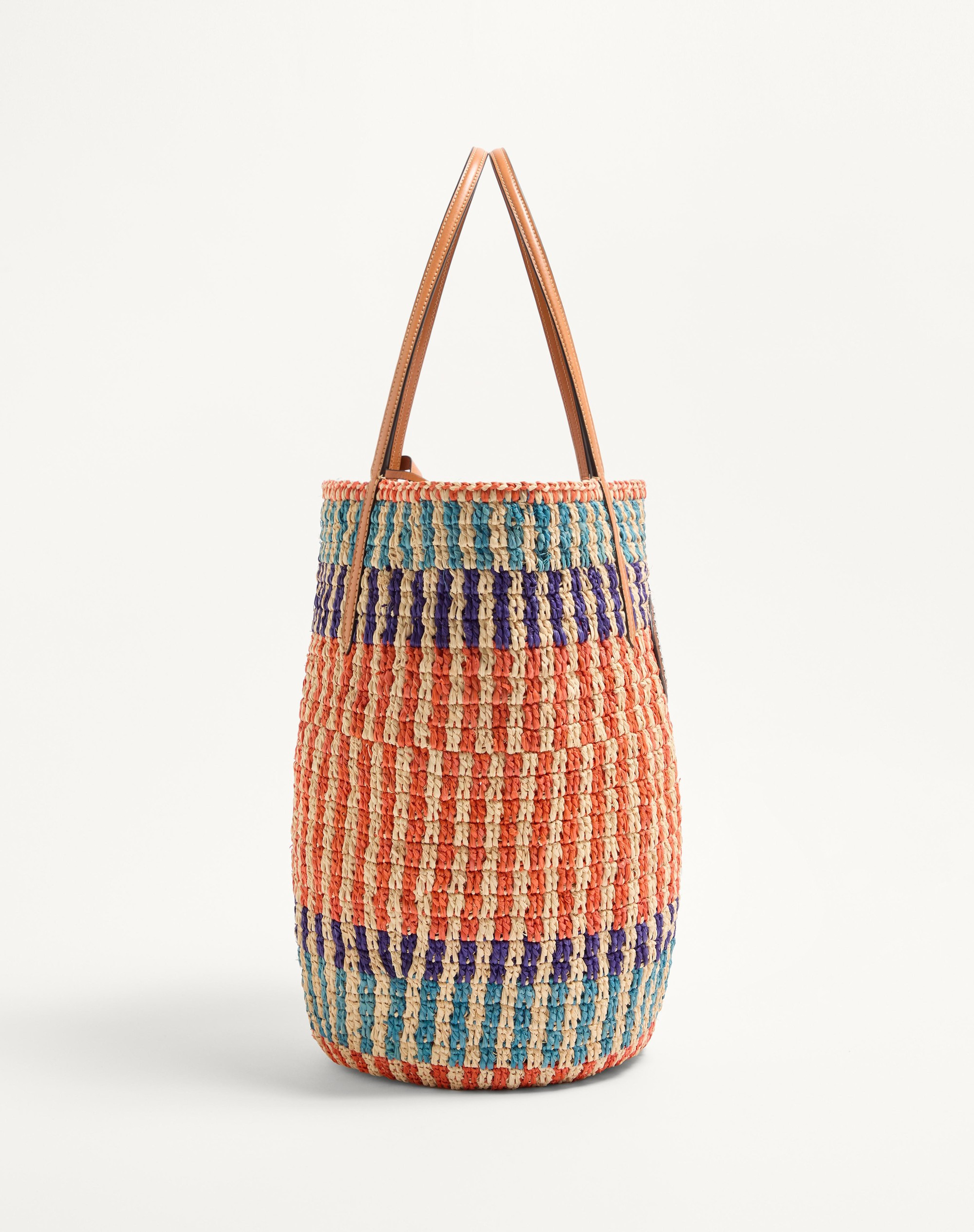 VALENTINO GARAVANI RAFFIA SHOPPING BAG - 4