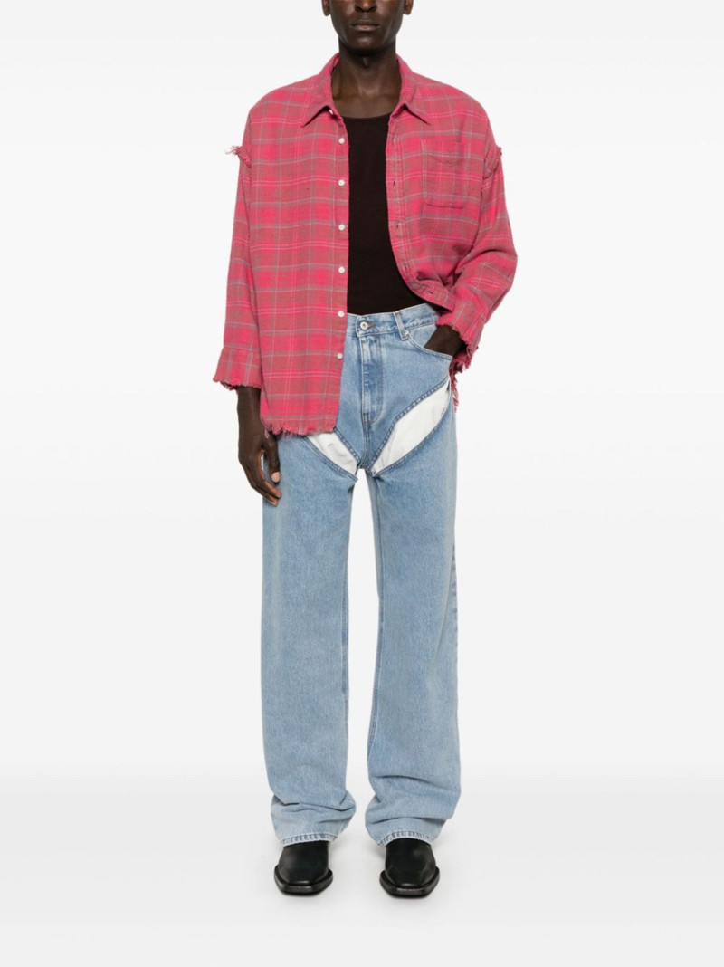 Y/Project cut-out detail jeans outlook