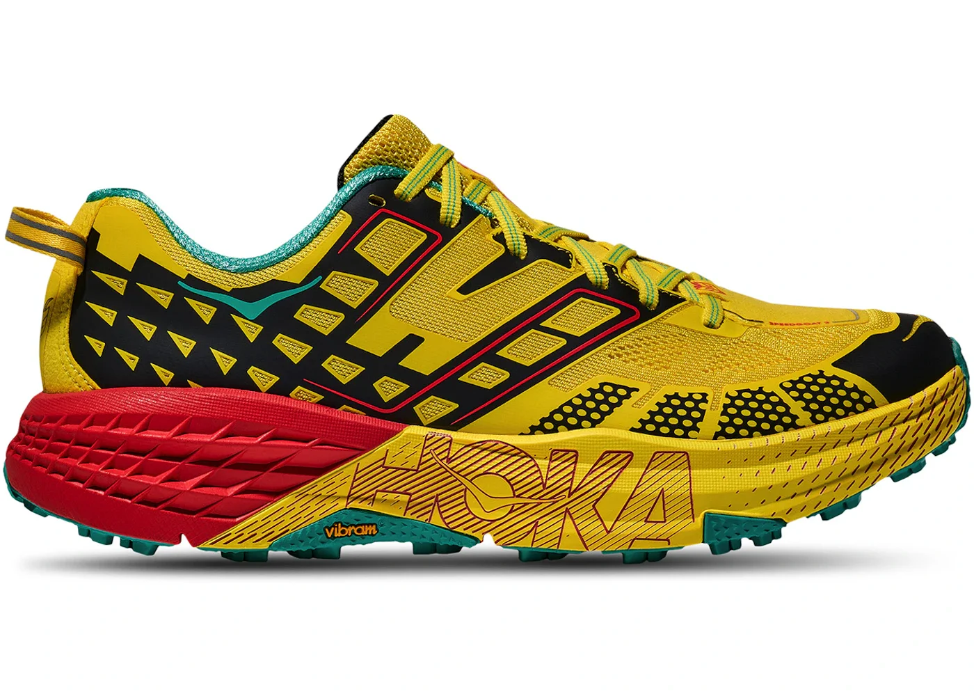 Hoka One One Speedgoat 2 Sour Lemon Black - 1