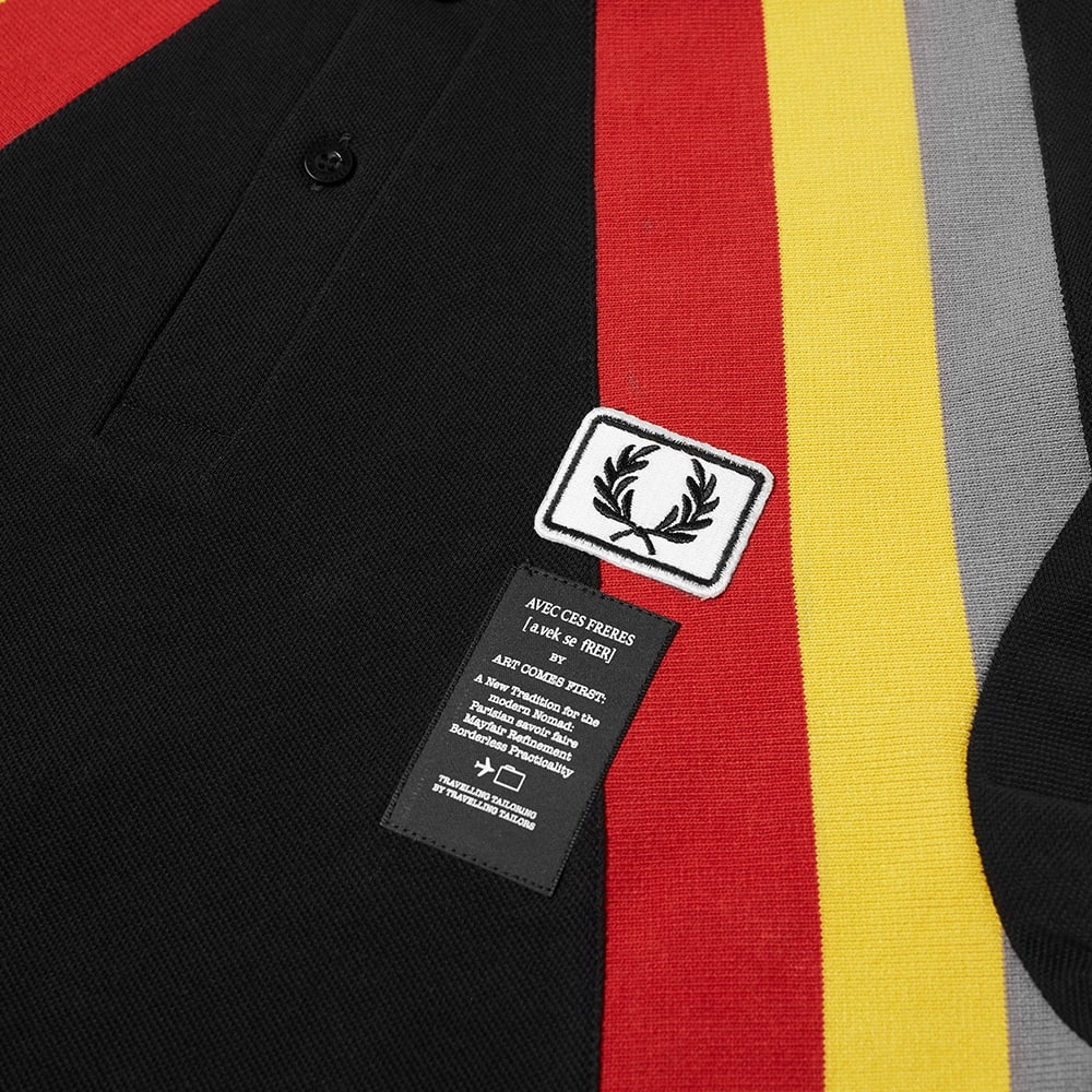 Fred Perry x Art Comes First Diagonal Rib Polo - 3