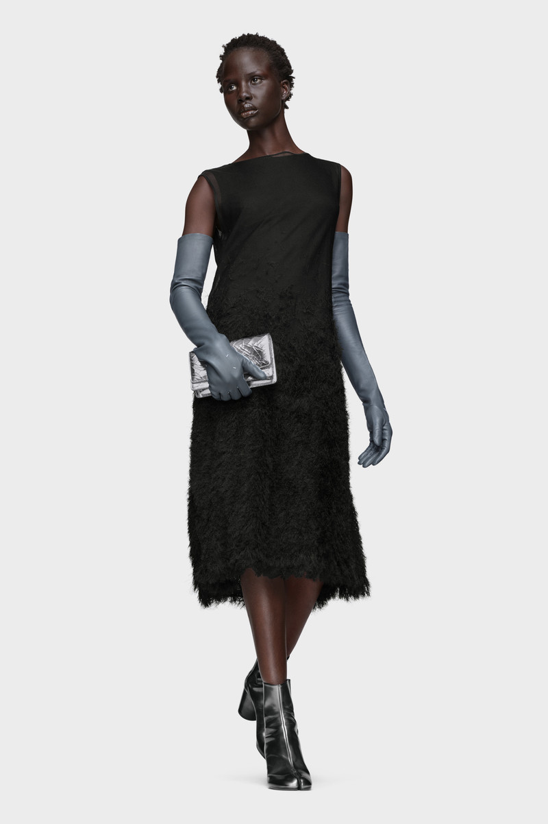Maison Margiela Retrograde silk knit dress outlook
