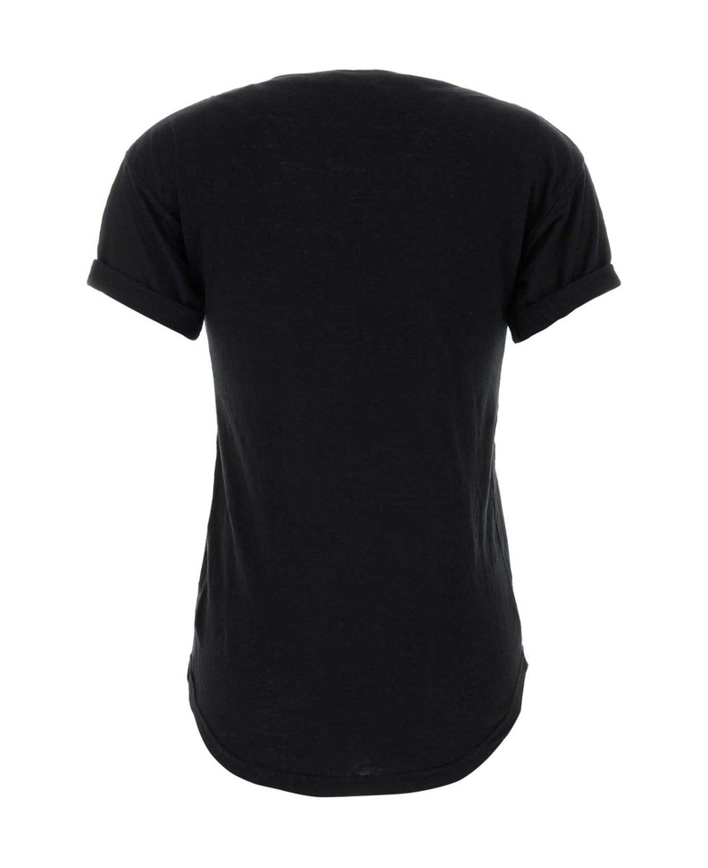 Isabel Marant Étoile Black Linen Koldia T-shirt outlook