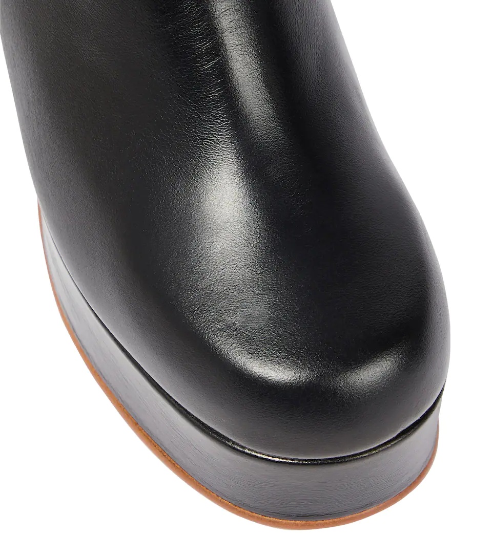 Lyna leather ankle boots - 6