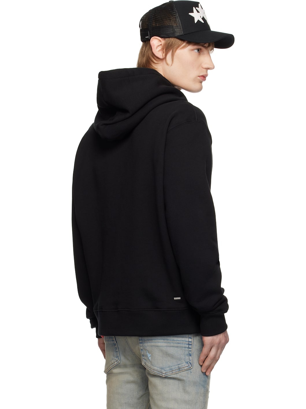 Black Core Logo Hoodie - 3