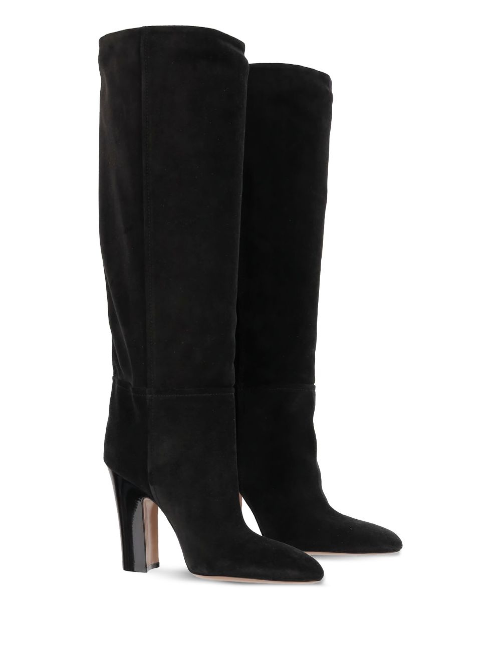 Alizze suede pointed-toe knee-high boots - 2
