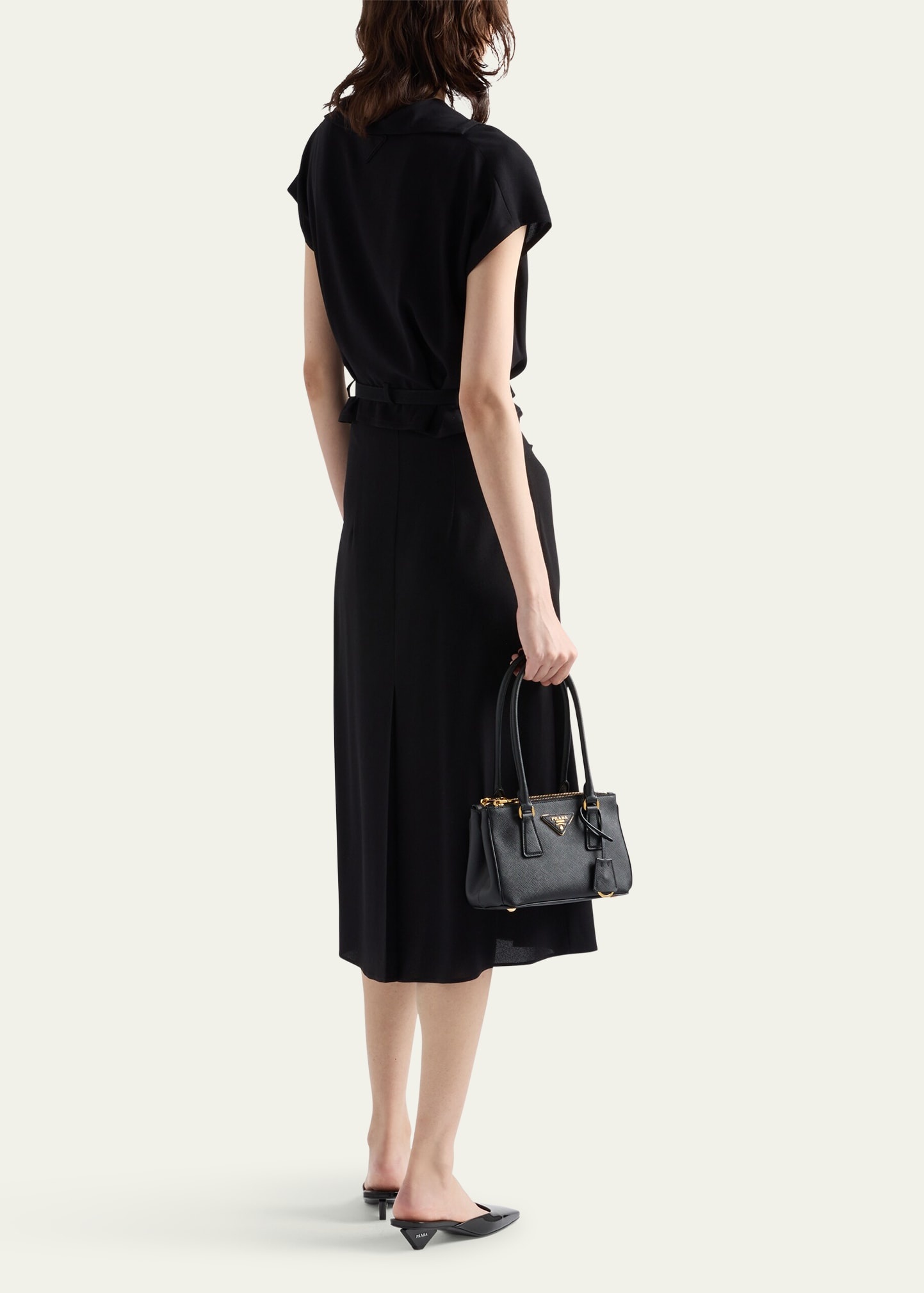 Sable Flared Midi Skirt - 3