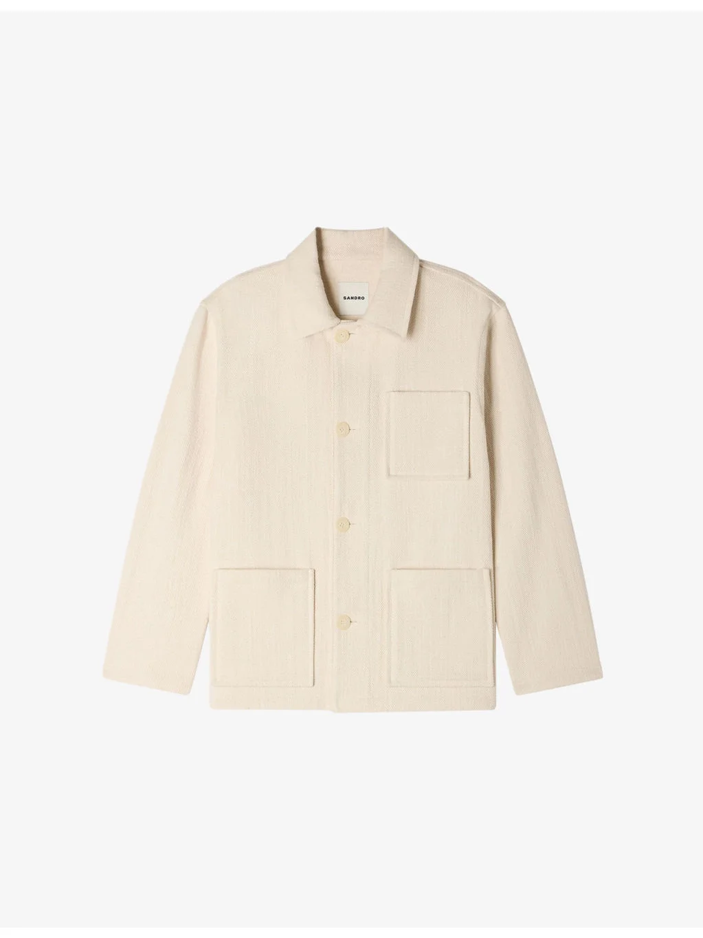Side-Pocket Cotton Worker Jacket - 1