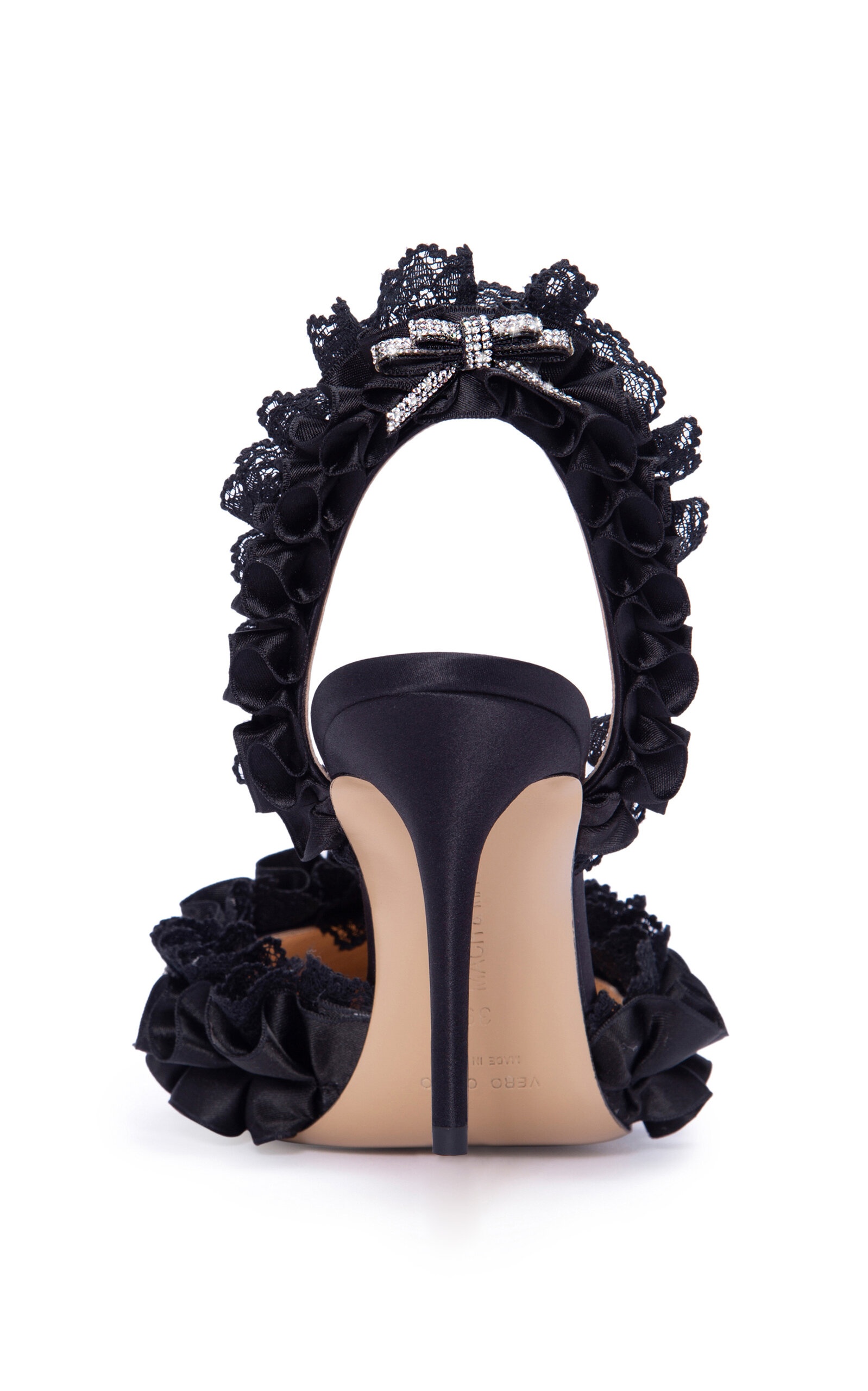 Beauty of Antoinette Silk Slingback Pumps black - 4