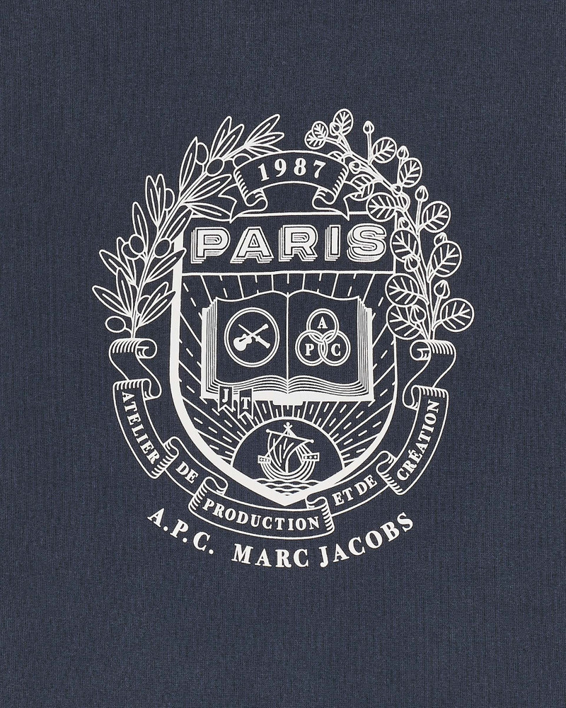 THE A.P.C. X MARC JACOBS SHRUNKEN PARIS CREWNECK 3