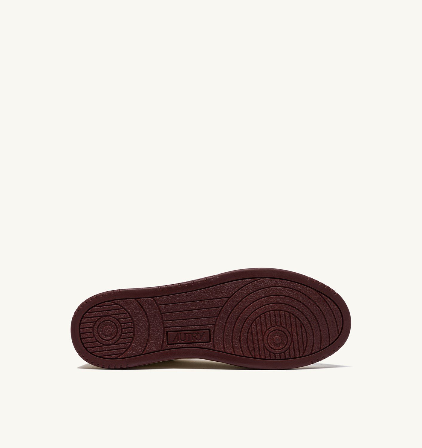 MED-WAY SNEAKERS IN LEATHER COLOR MARSHMALLOW AND SYRAH - 4