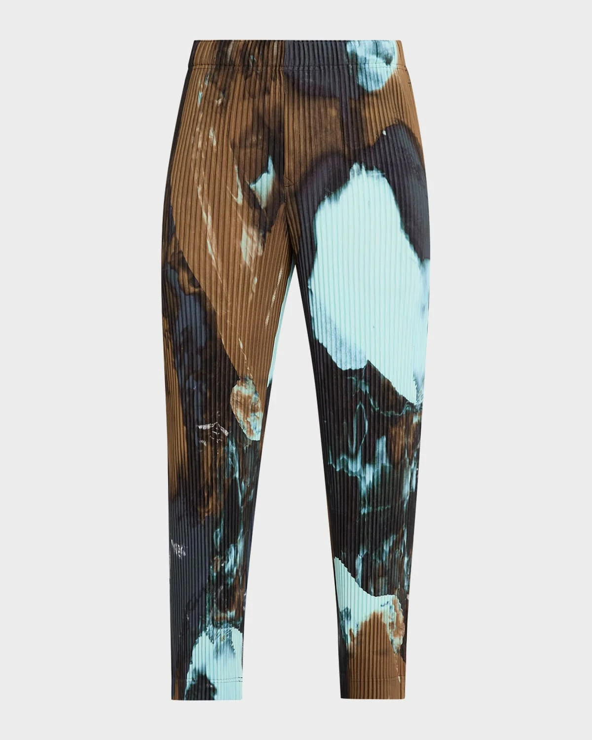 Men's Multi-Agate Pleated Pull-On Pants - 1