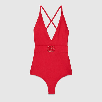 GUCCI Sparkling stretch jersey swimsuit outlook