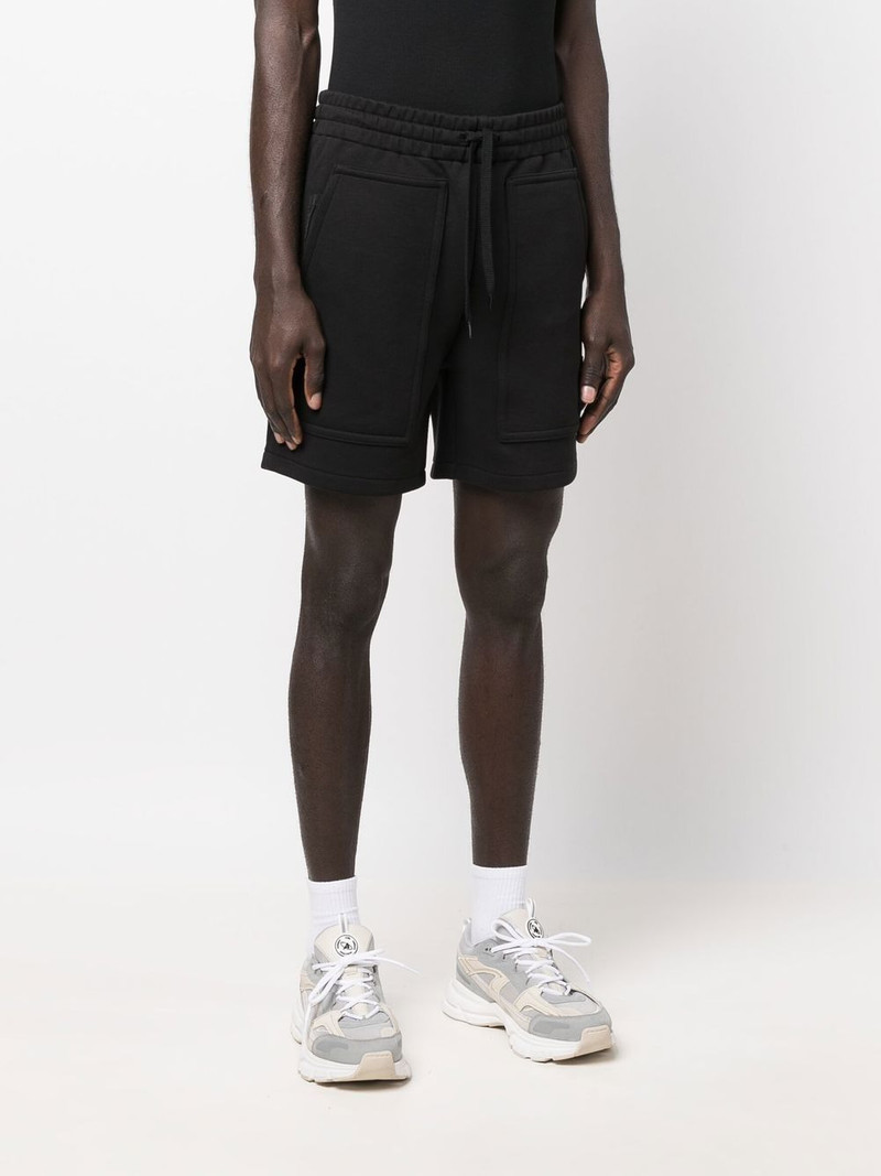 logo-patch drawstring shorts 3