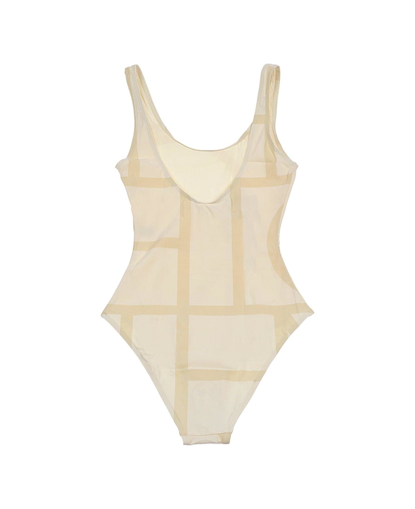 Sleeveless Crewneck Swimsuit - 2