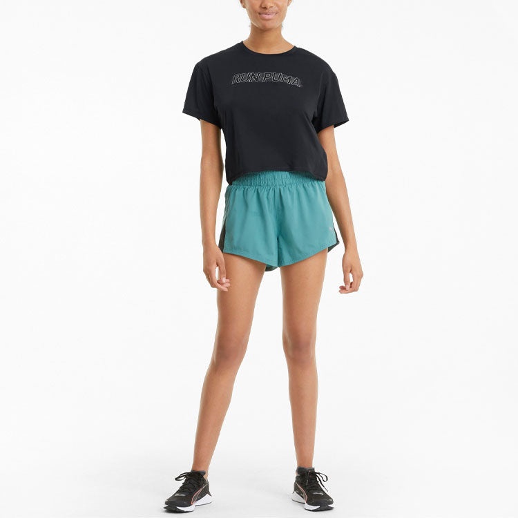 (WMNS) PUMA COOLadapt Skimmer Running T-Shirt 'Black' 520194-01 - 3