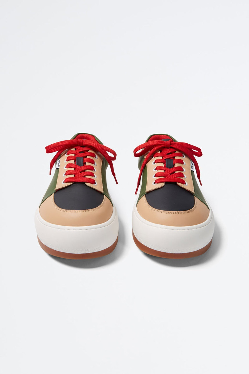 SUNNEI COLOR BLOCK LEATHER DREAMY SHOES outlook
