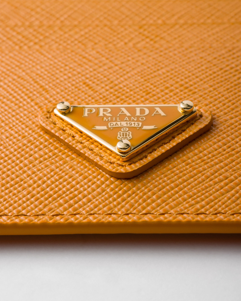 Prada Saffiano Leather card holder outlook