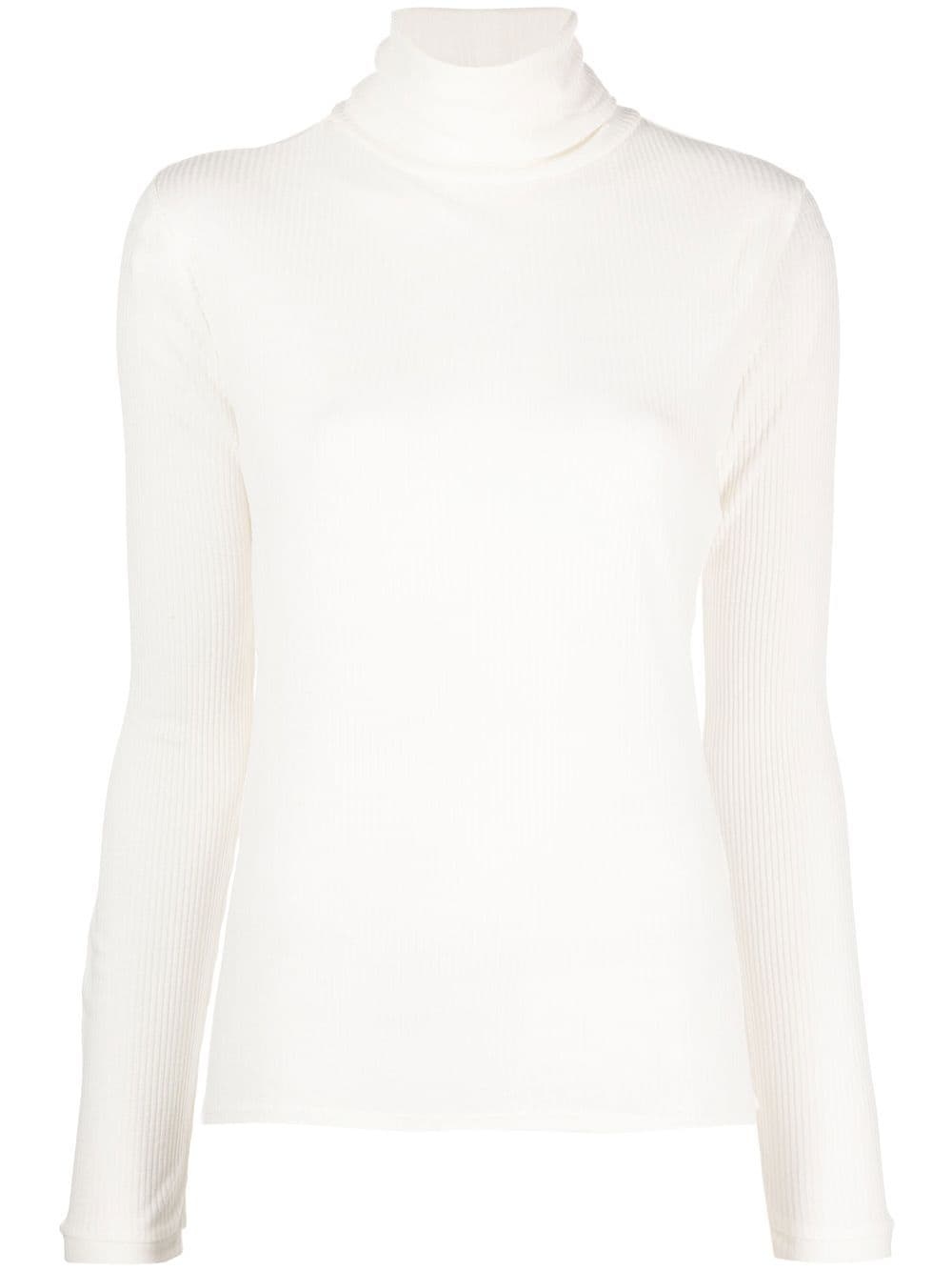 ribbed roll-neck jumper - 1