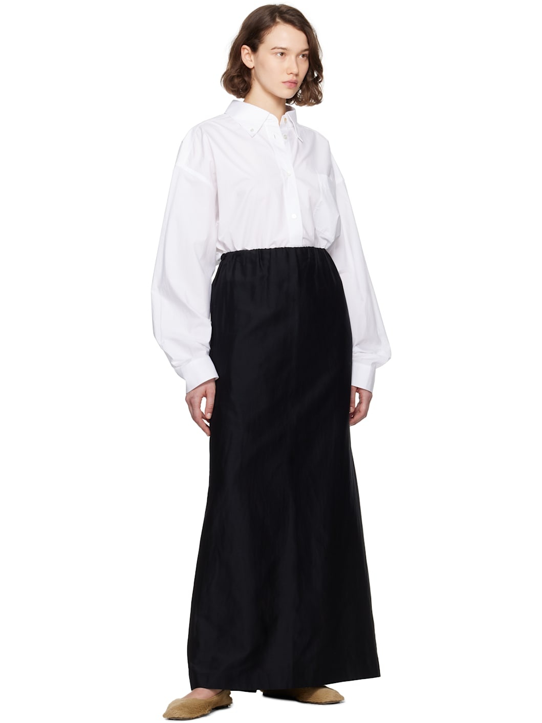 Black Saul Maxi Skirt - 4