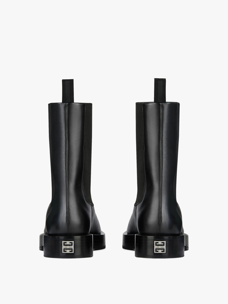 SQUARED CHELSEA BOOTS IN 박스 리더 4