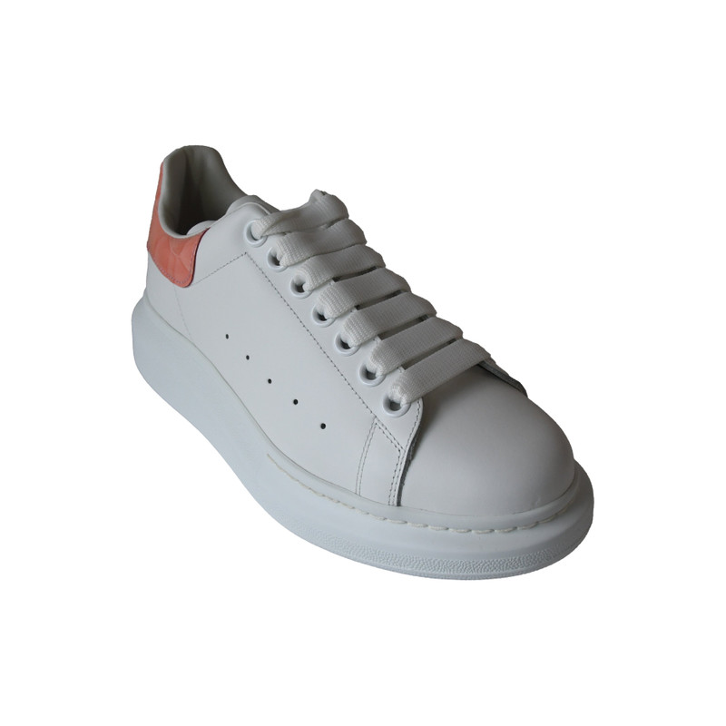 Alexander McQueen Oversized Sneakers White Pink - 1