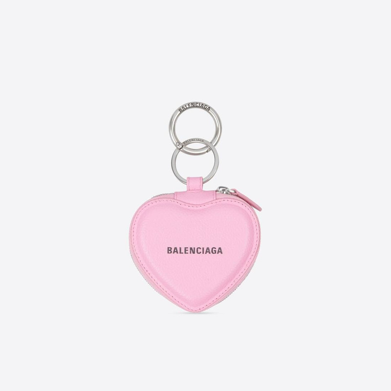 Women's Cash Heart Mirror Case in Pink 1