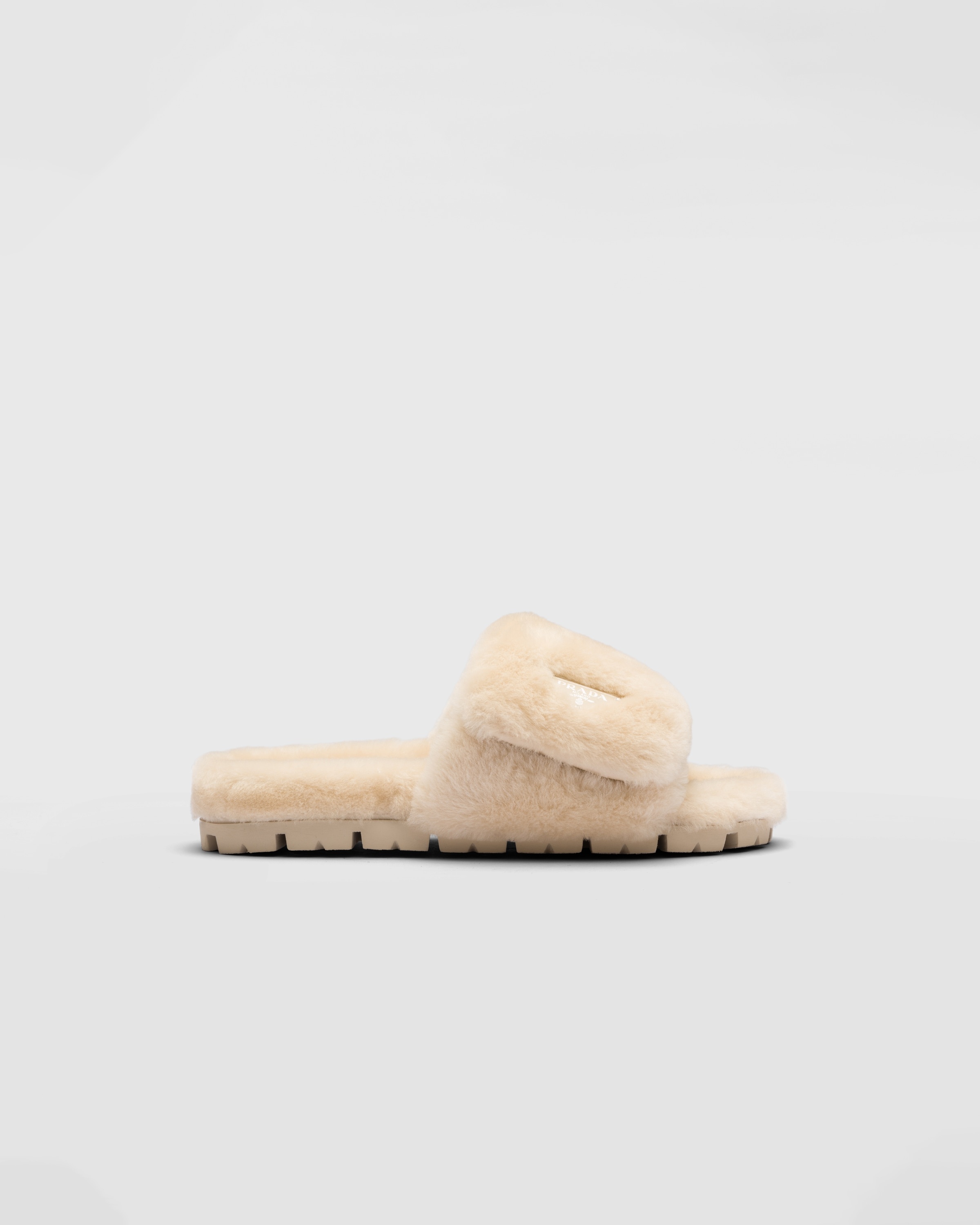Shearling slides - 2
