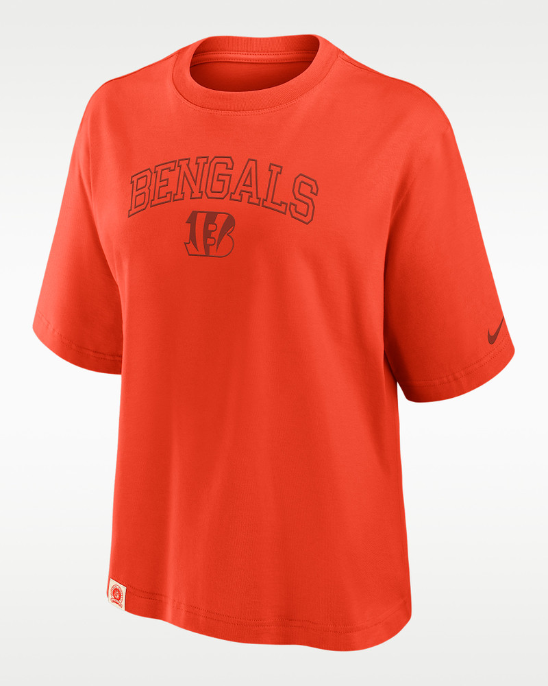 Cincinnati Bengals Arch Boxy Women's Nike NFL T-Shirt 1