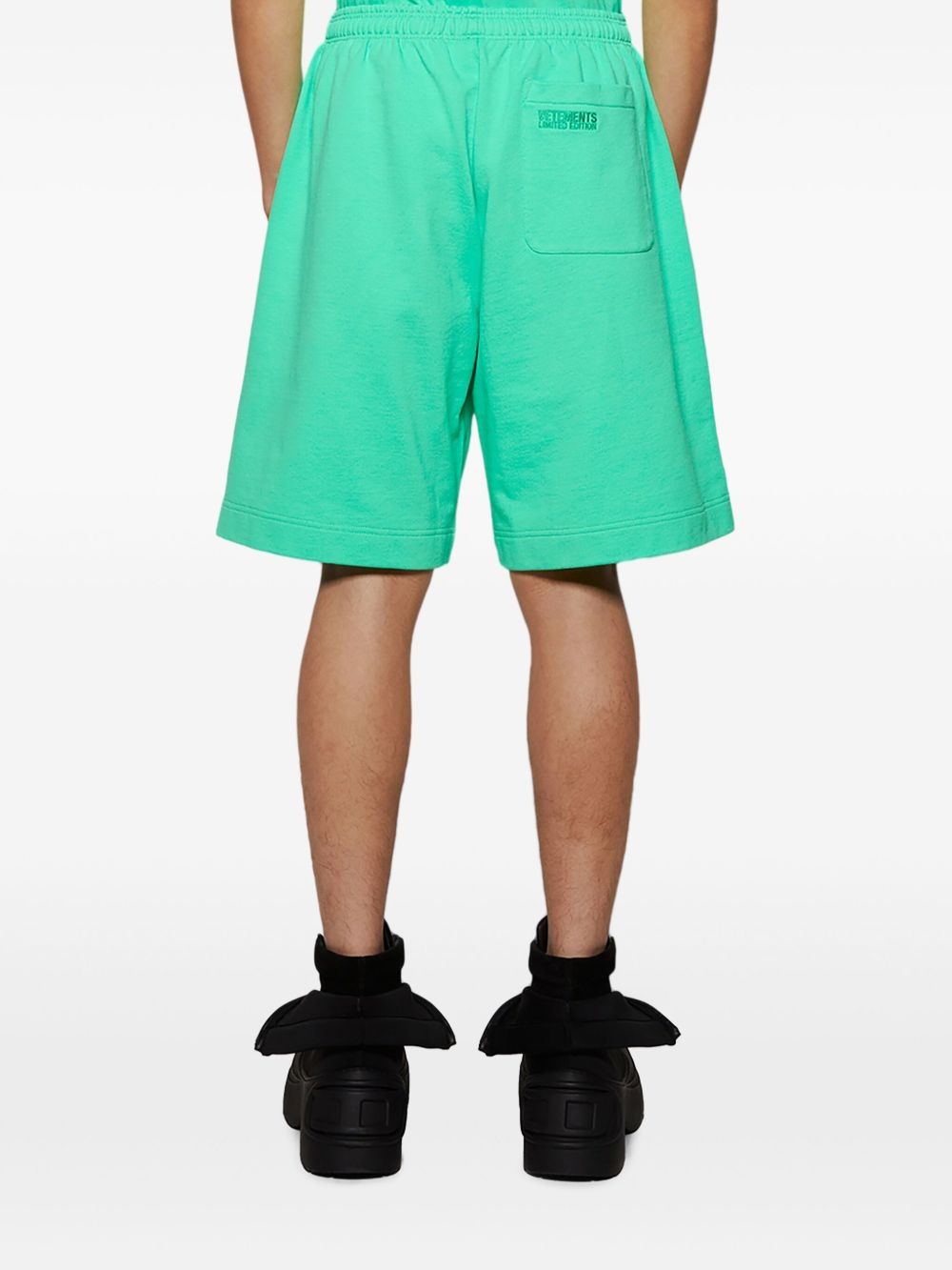 oval logo track shorts - 4