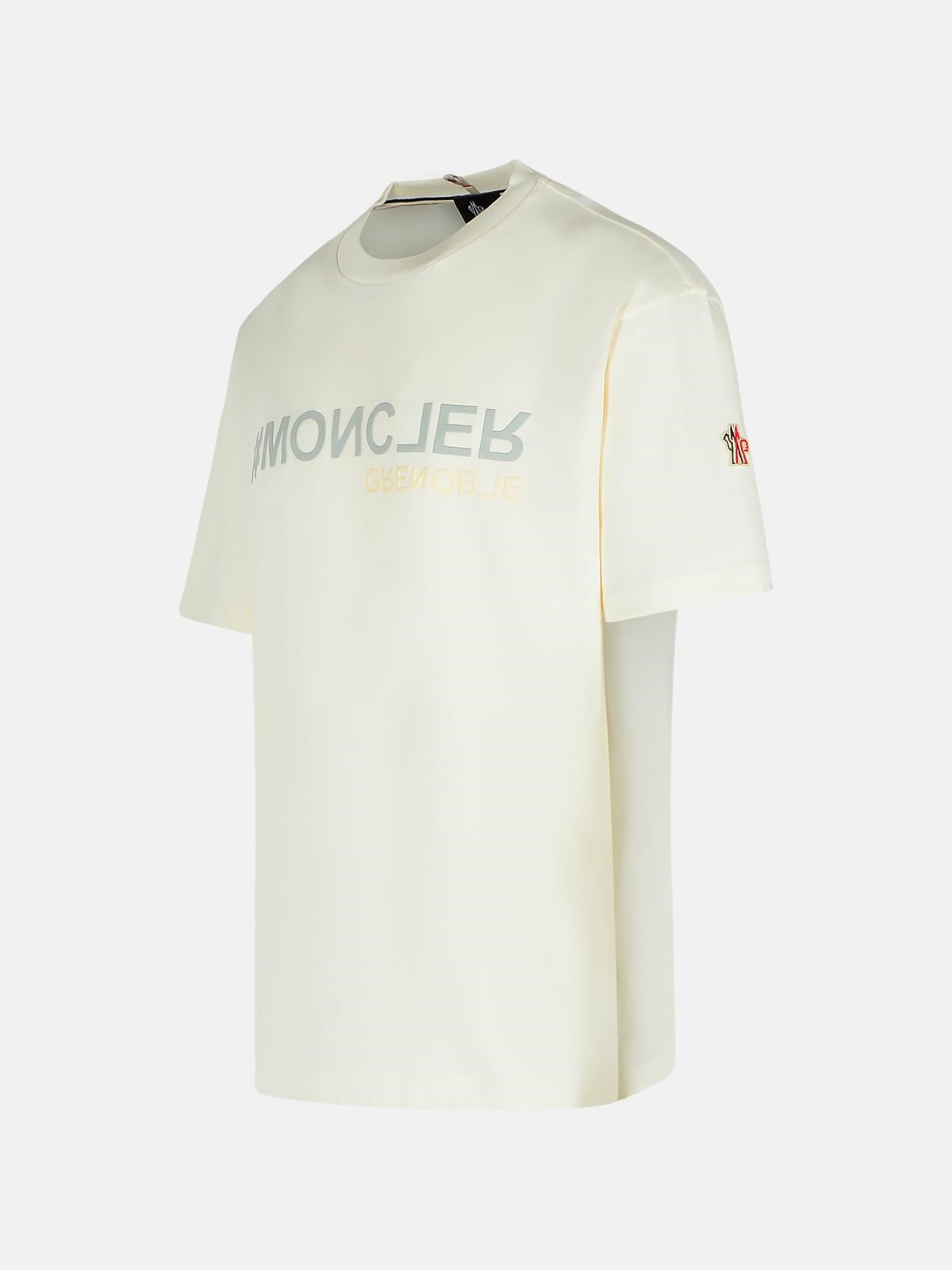 WHITE COTTON T-SHIRT - 2