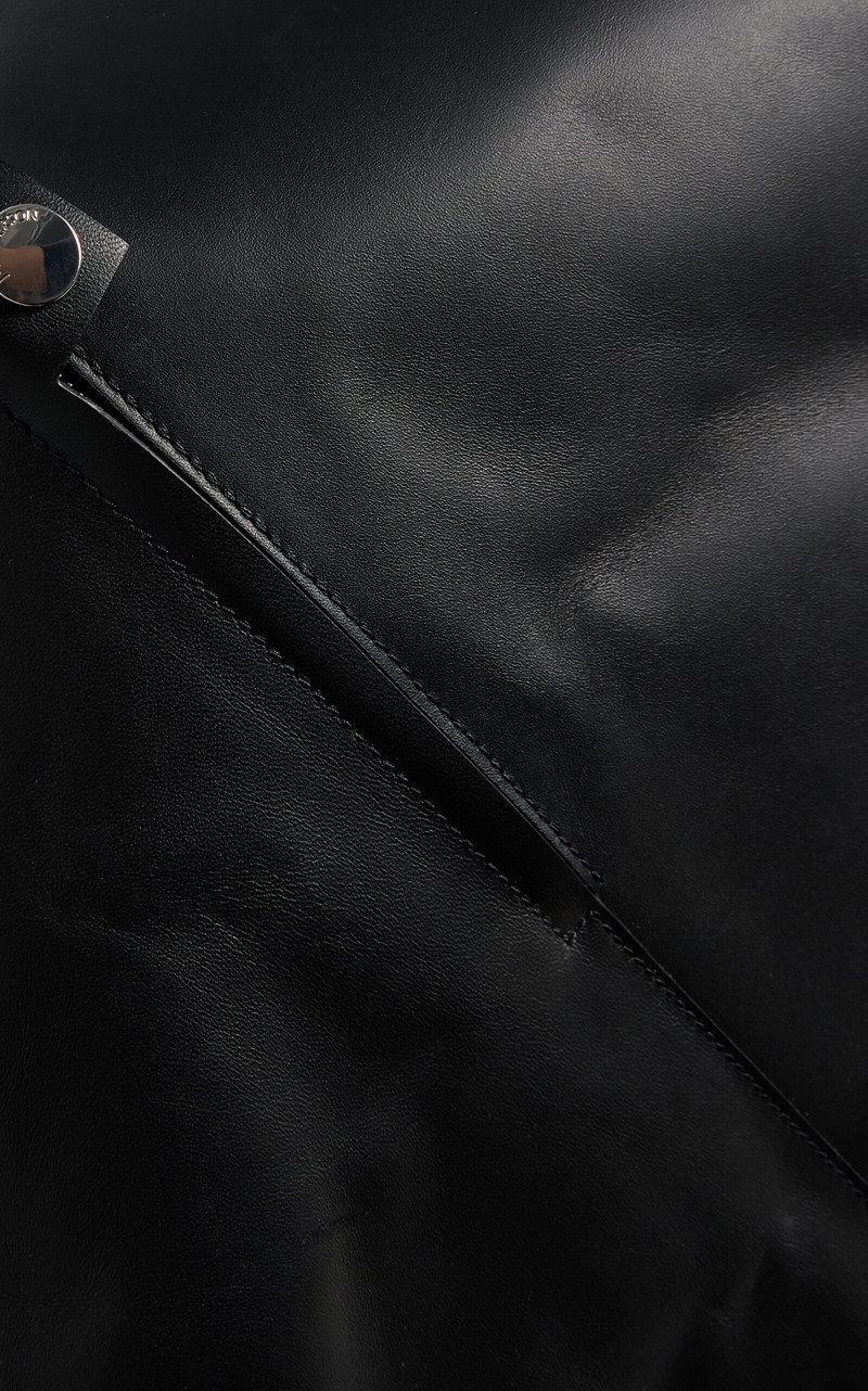 Leather Circle Skirt black 5