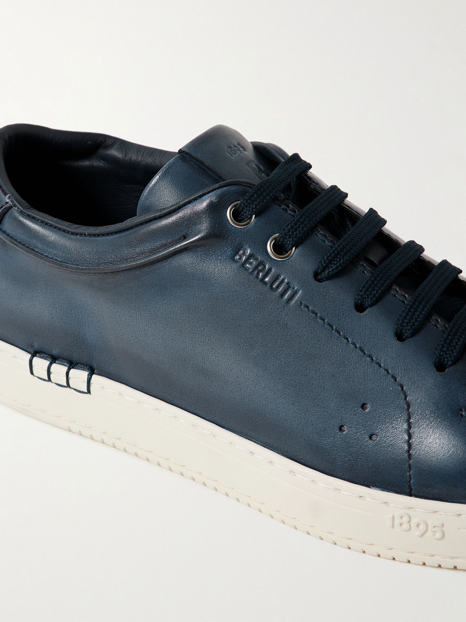 The Playtime Venezia Leather Sneakers Navy - 5