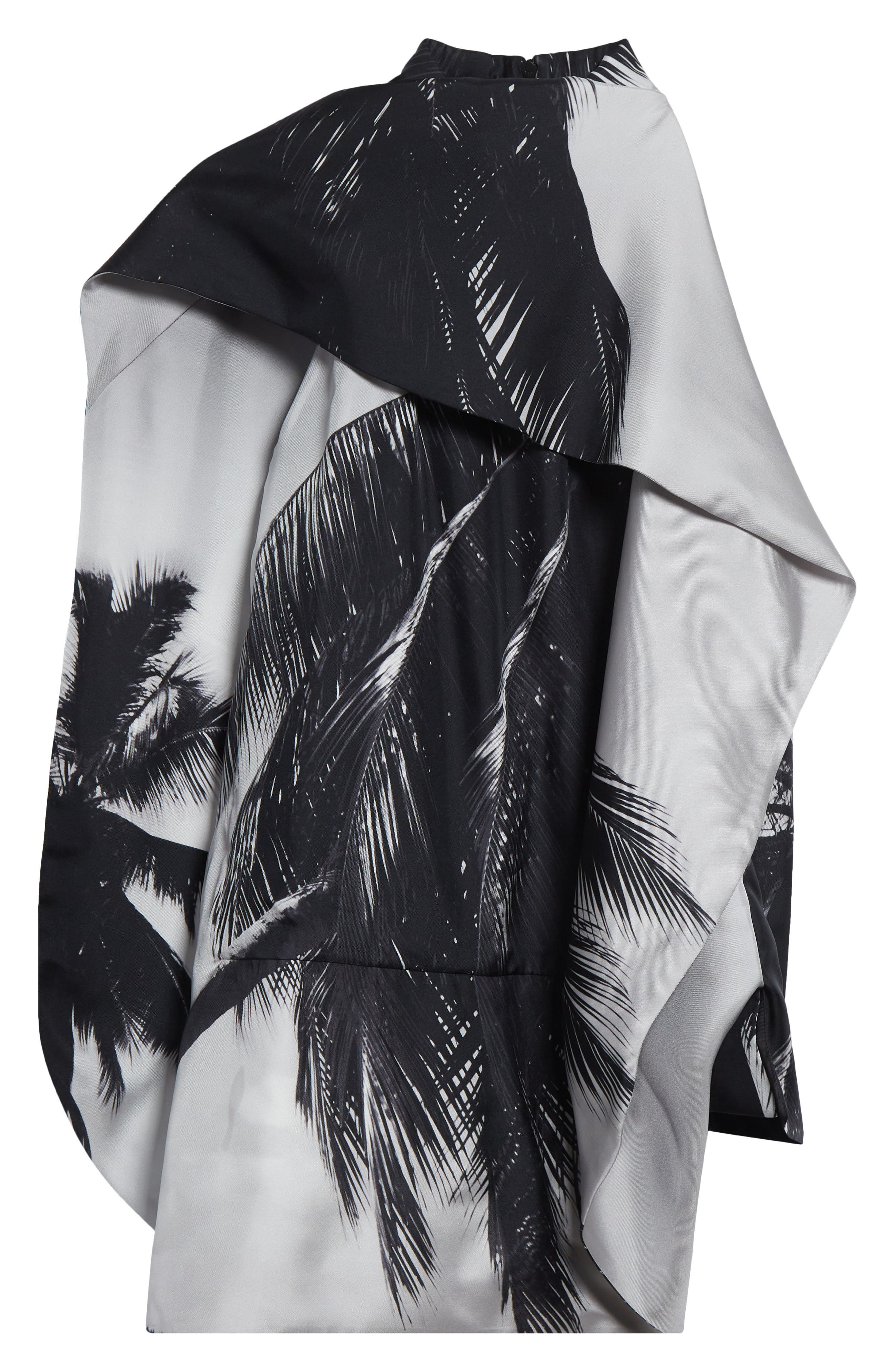 FERRAGAMO Trinidad Print Asymmetric Silk Twill Blouse in Gold Fox at Nordstrom - 6