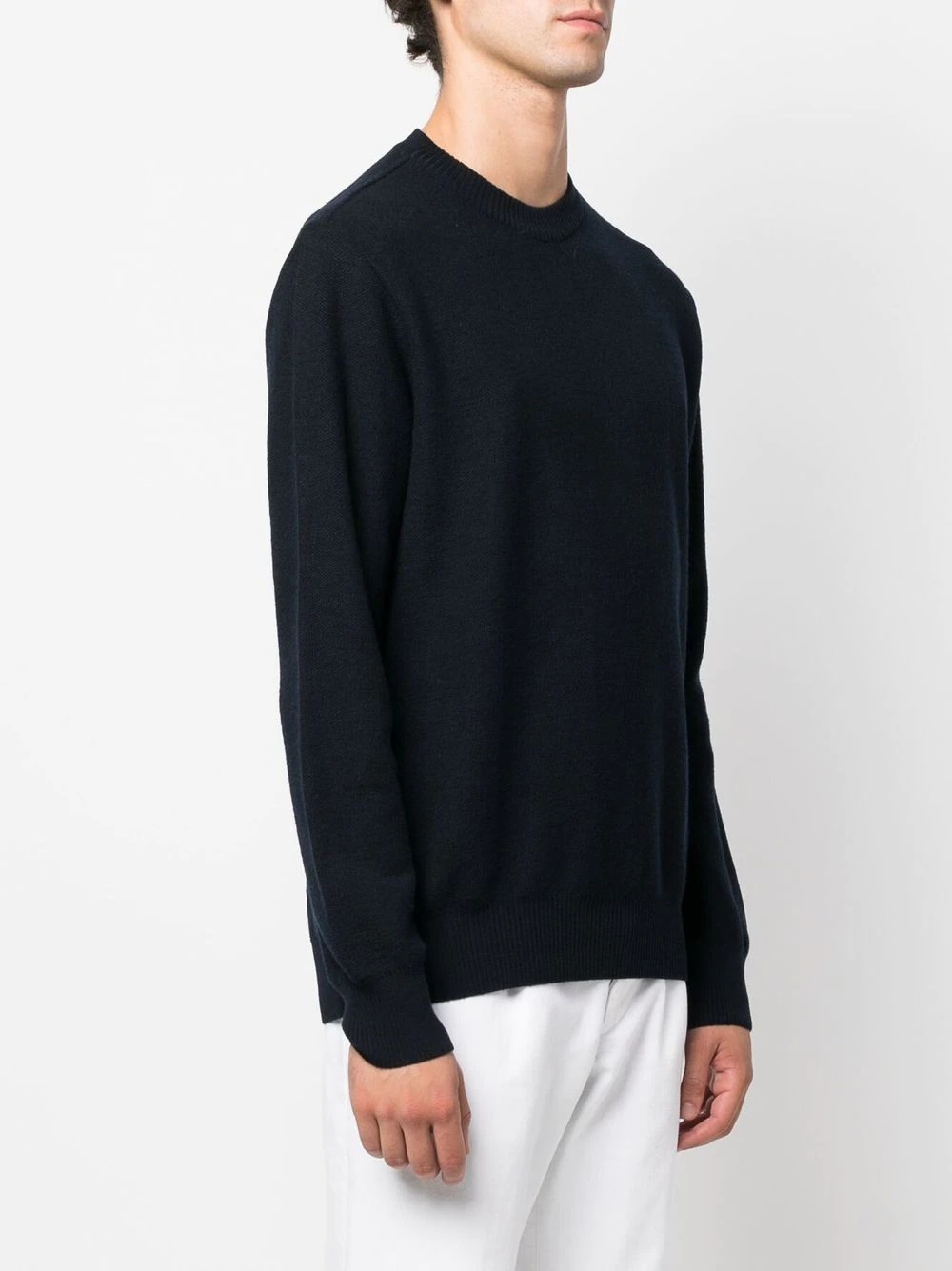 crew-neck knitted jumper - 3