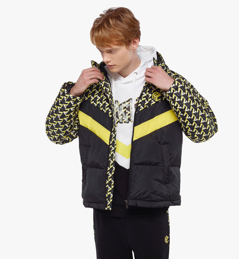 Men’s Cubic Monogram Down Parka in ECONYL® 5