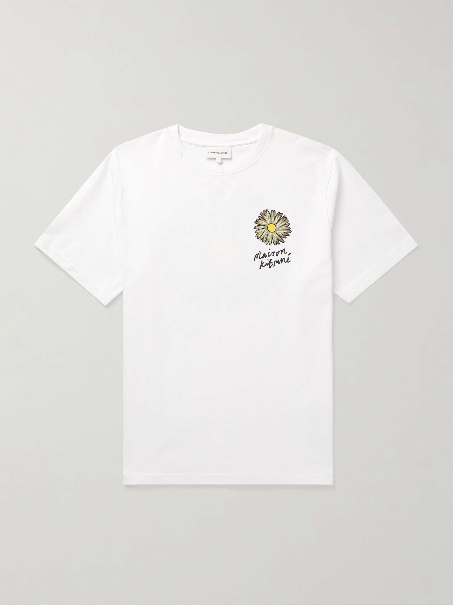 Floating Flowers Logo-Print Cotton-Jersey T-Shirt - 1